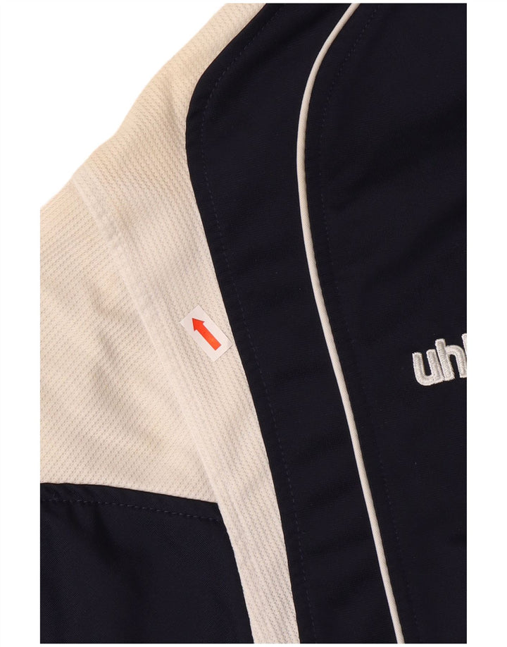 Uhlsport Herren-Trainingsanzugoberteil, UK 38/40, Mittelmarineblau, Polyester