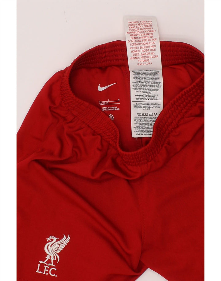 Nike Liverpool Sportshorts für Jungen, 6–7 Jahre, groß, rotes Polyester