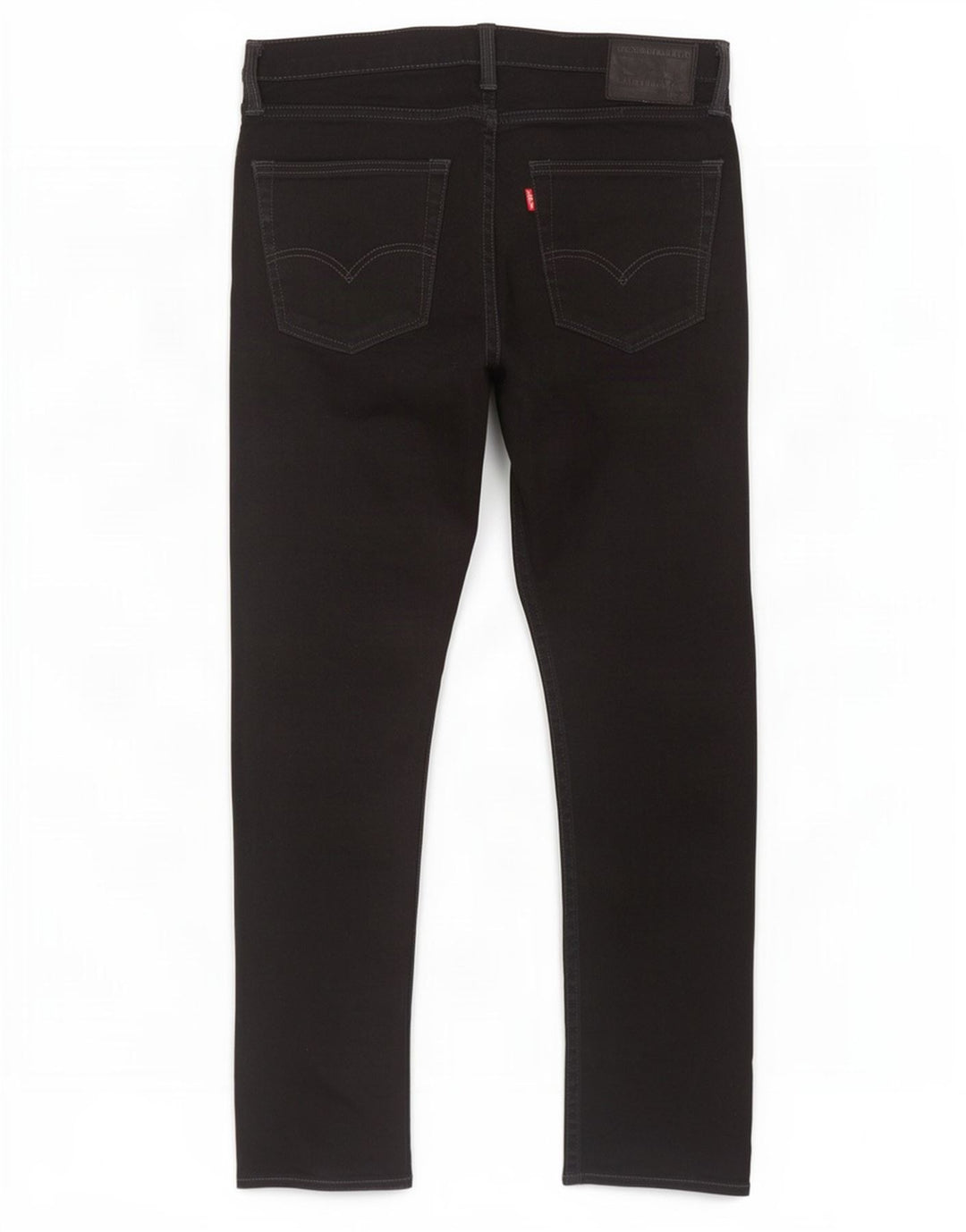 Levi's Herren 522 Slim Tapered Jeans W32 L30 Schwarze Baumwolle