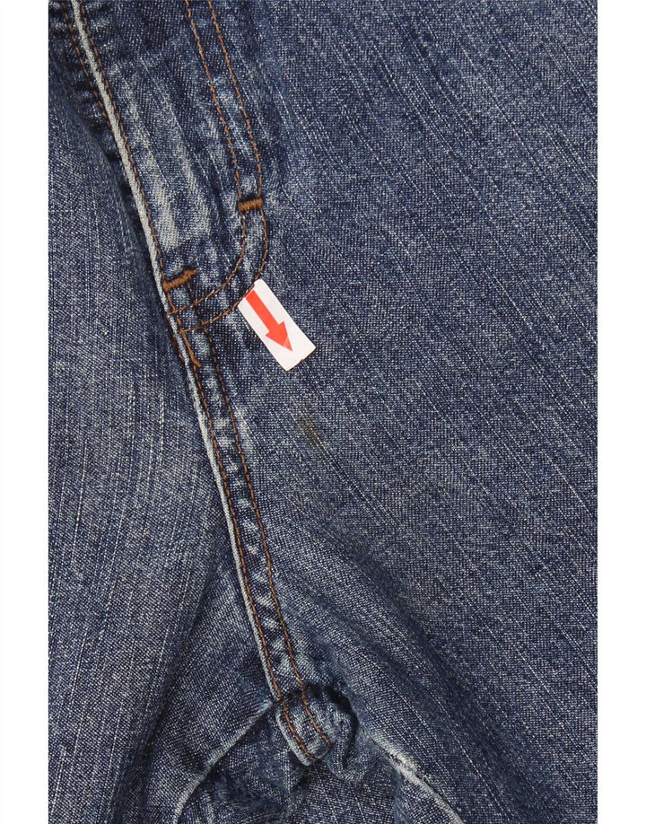 Calvin Klein Herren Straight Jeans W34 L31 Blaue Baumwolle
