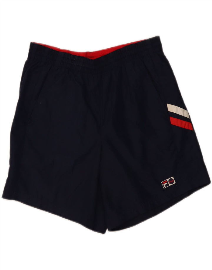 Fila Herren-Sportshorts, klein, marineblau, Polyester