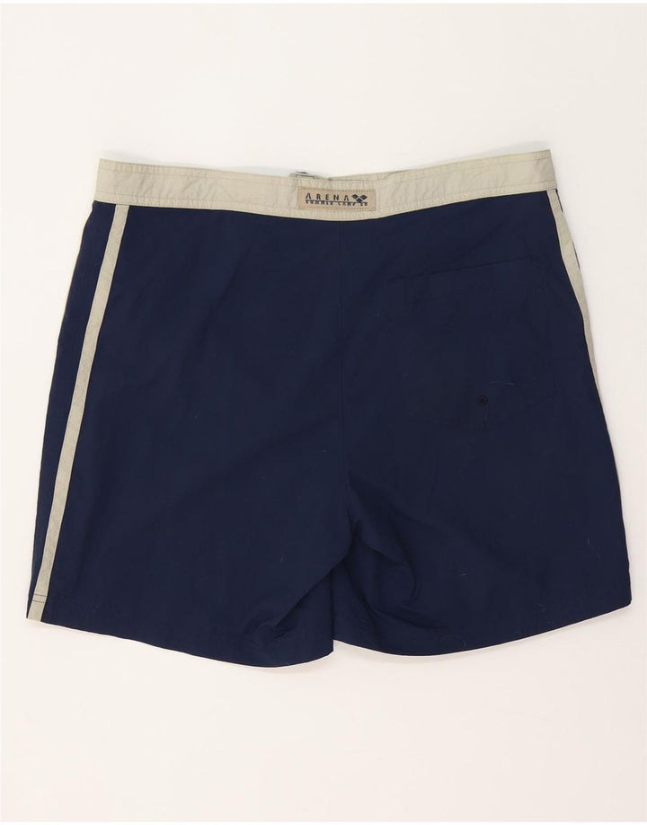 Arena Herren-Badeshorts, groß, marineblau, Farbblock-Polyester