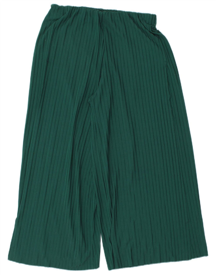 Zara Damen Capri-Hose, Größe S, W26, L22, Grün