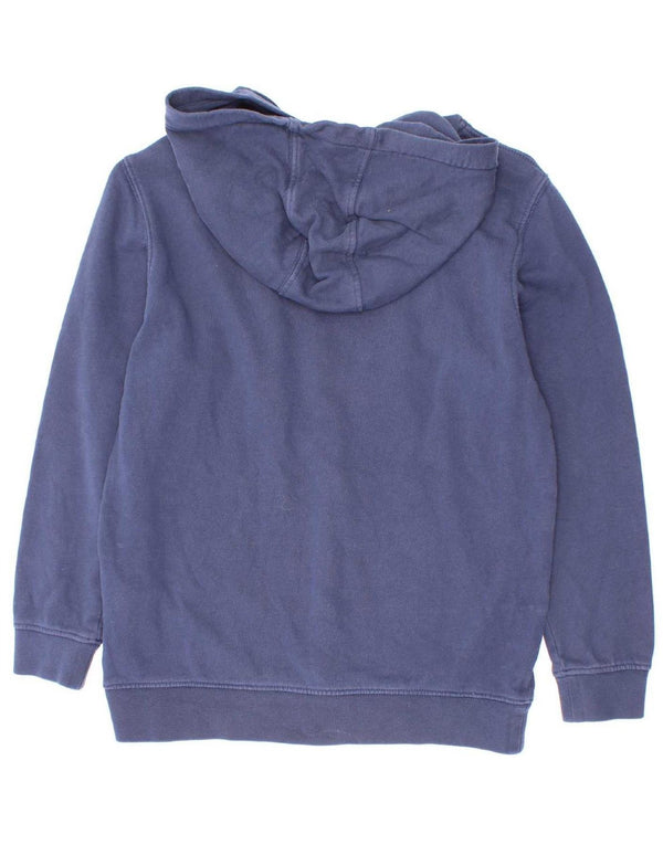 Vans Boys Graphic Hoodie Jumper 10-11 Years Medium Navy Blue Cotton