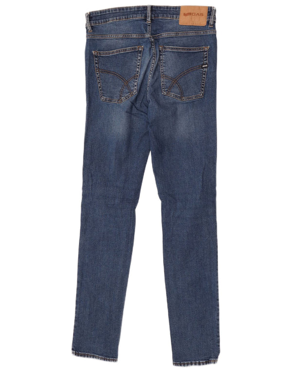 Gas Herren Skinny Jeans W32 L32 Blaue Baumwolle