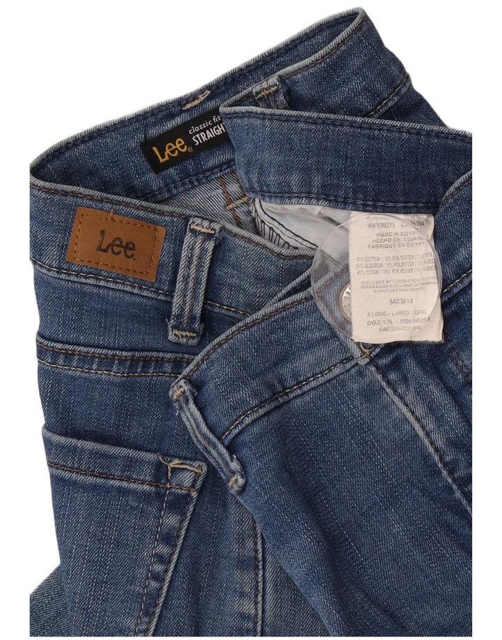 Lee Damen-Jeans mit klassischer Passform, gerade Passform, US 8, Mittel, W28, L32, Blau, Baumwolle
