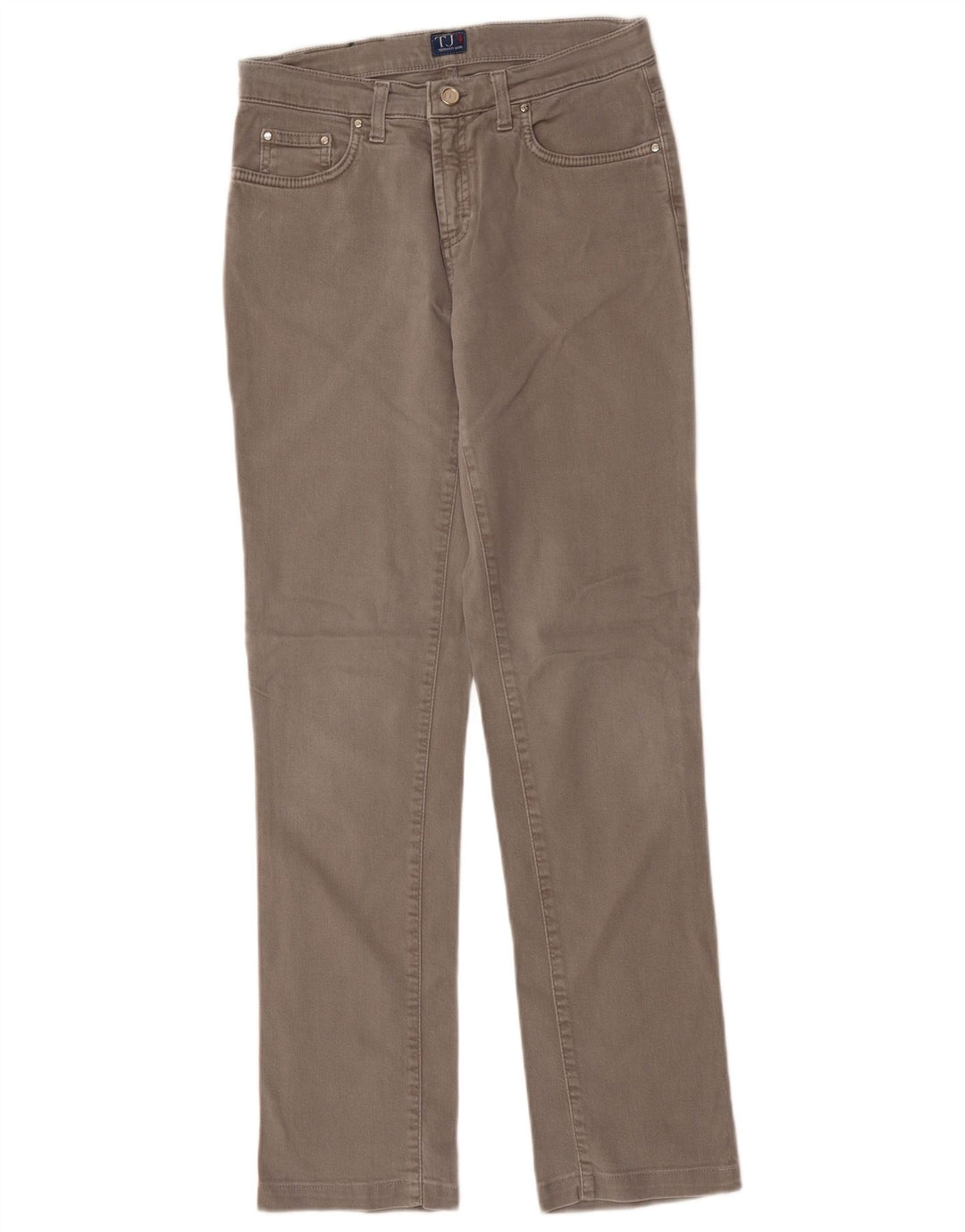 TRUSSARDI Gerade Freizeithose für Damen W27 L31 Grau