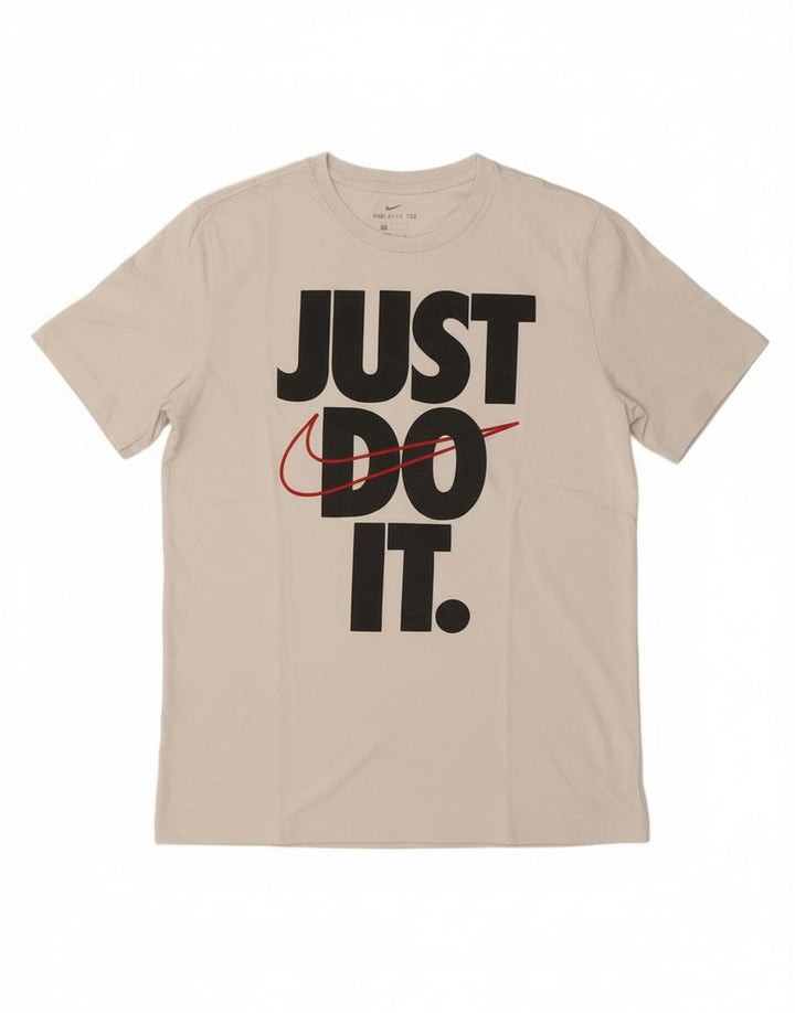 Nike Herren-T-Shirt mit Grafik, mittelgroß, Weiß