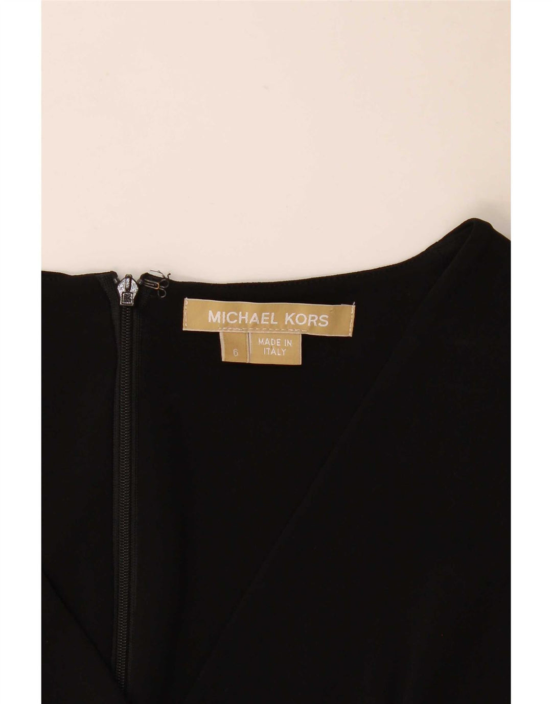 Michael Kors Damen Ärmelloses Etuikleid US 6 Medium Schwarz
