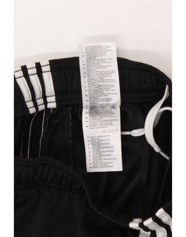 Adidas Jungen-Trainingshose, Jogginghose, 11–12 Jahre, schwarzes Polyester