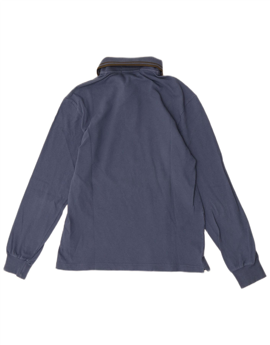 Leichtes und dehnbares Herren-Poloshirt mit langen Ärmeln von Fred Perry, Größe S, Marineblau