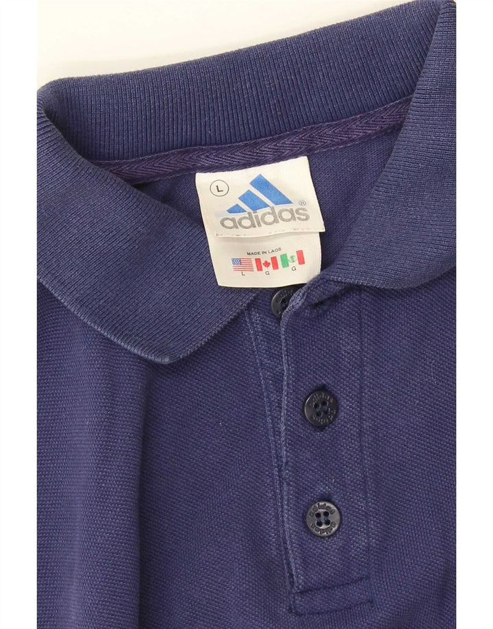 Adidas Poloshirt für Jungen, 14–15 Jahre, Größe L, Blau