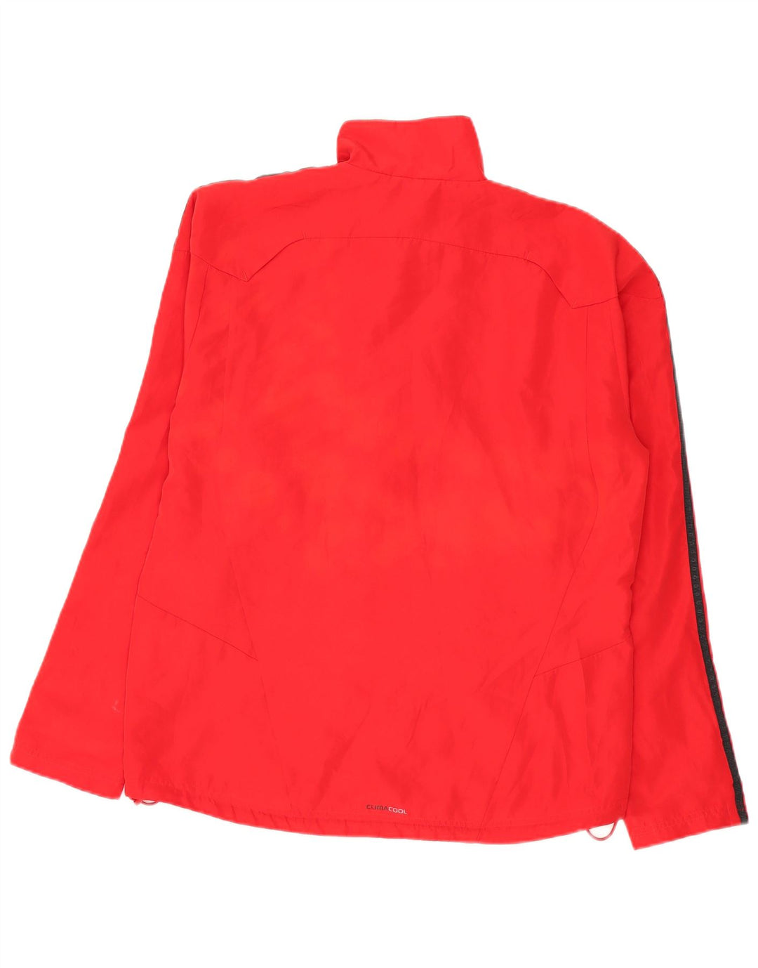 Adidas Herren Climacool Regenjacke UK 40 Großes rotes Colourblock-Polyester