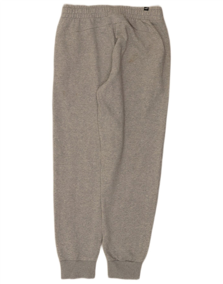 Puma Herren-Trainingshose, Jogginghose, mittelgrau gefleckte Baumwolle