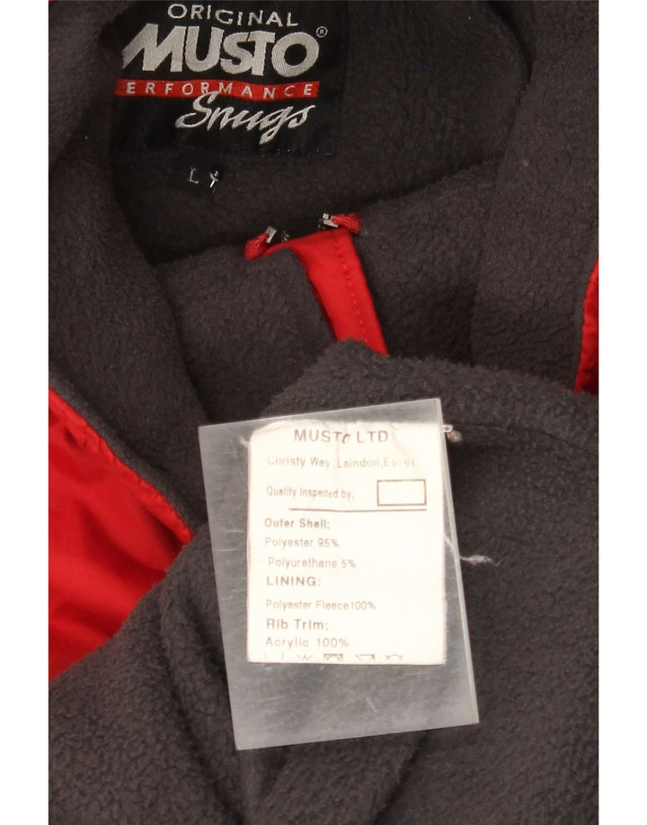 Musto Herren-Windbreakerjacke mit Kapuze, UK 40, Größe L, Rot, Polyester