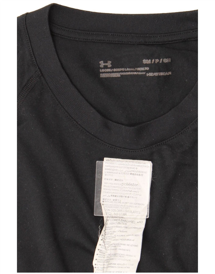 UNDER ARMOUR Herren Heat Gear T-Shirt Top Small Schwarz Polyester