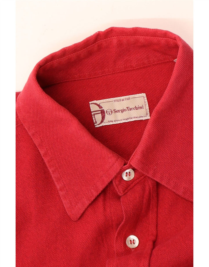 Sergio Tacchini Herrenhemd Mittelrot