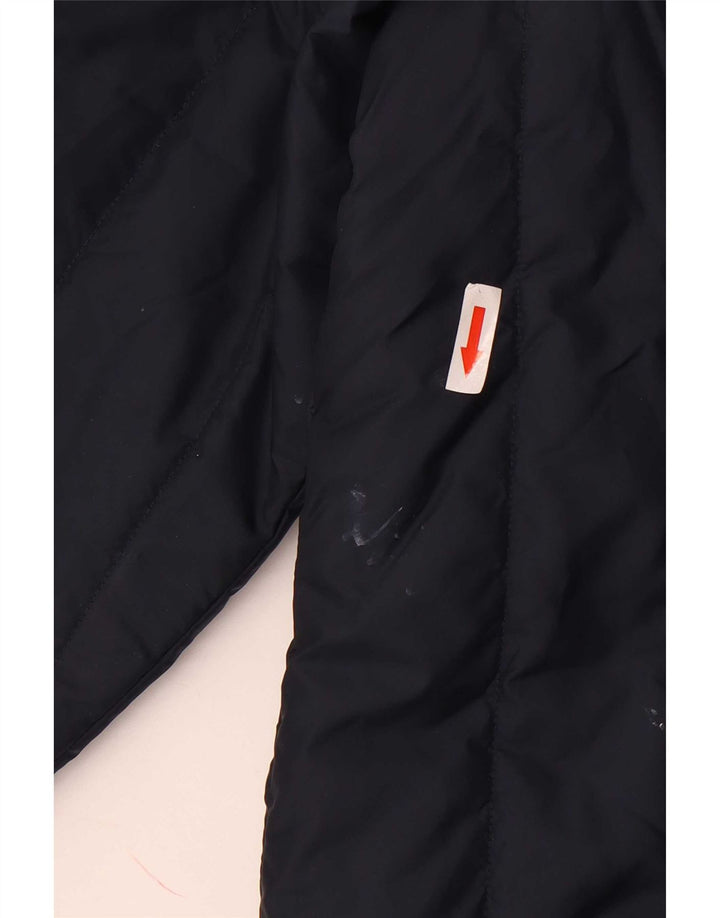 Adidas Herren Wattierte Jacke UK 40 Large Marineblau Polyester