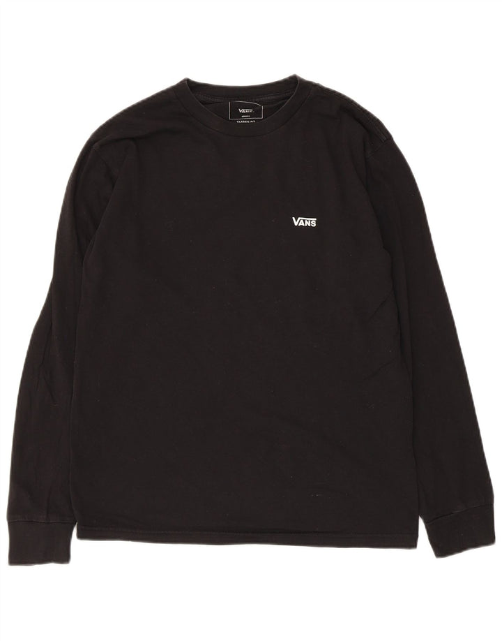 Vans Herren Classic Fit Top Langarm Small Schwarz Baumwolle