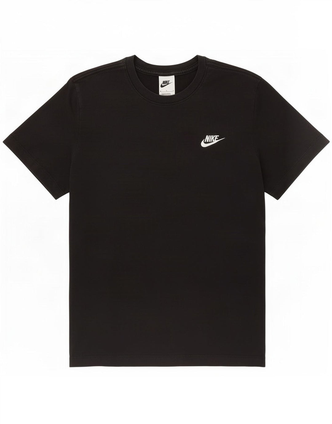 Nike Herren T-Shirt Top Medium Schwarz Baumwolle