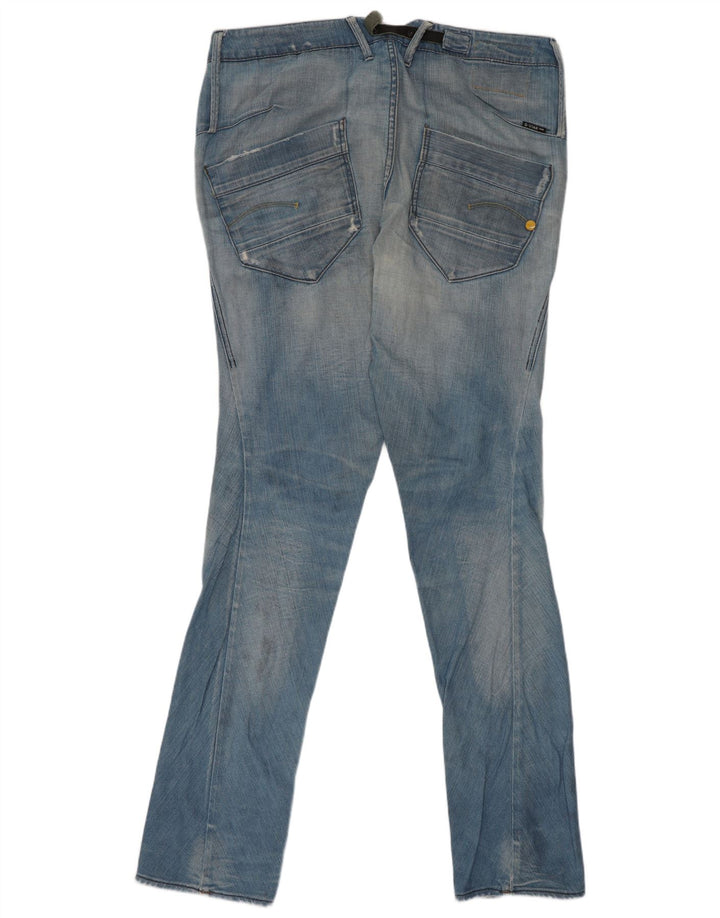 G-Star Herren Slim Jeans W32 L34 Blaue Baumwolle