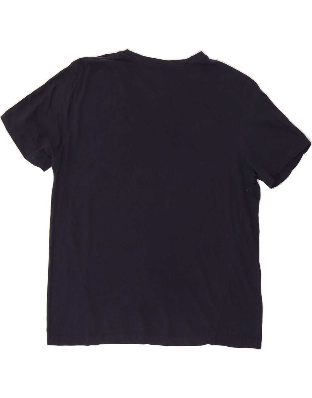 VINTAGE Mens T-Shirt Top XL Navy Blue Cotton Vintage Vintage and Second-Hand Vintage from Messina Hembry 