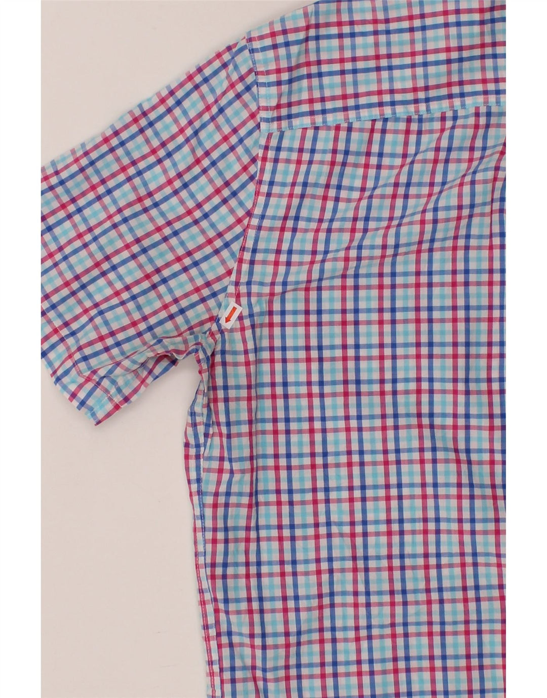 CHAPS Mens Short Sleeve Shirt XL Multicoloured Check Cotton Vintage Chaps and Second-Hand Chaps from Messina Hembry 