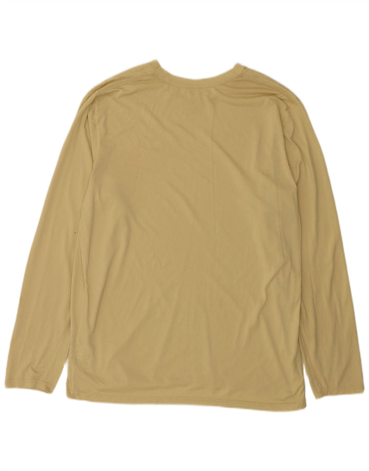 Nike Herren Dri Fit Top Langarm XL Gelb Polyester