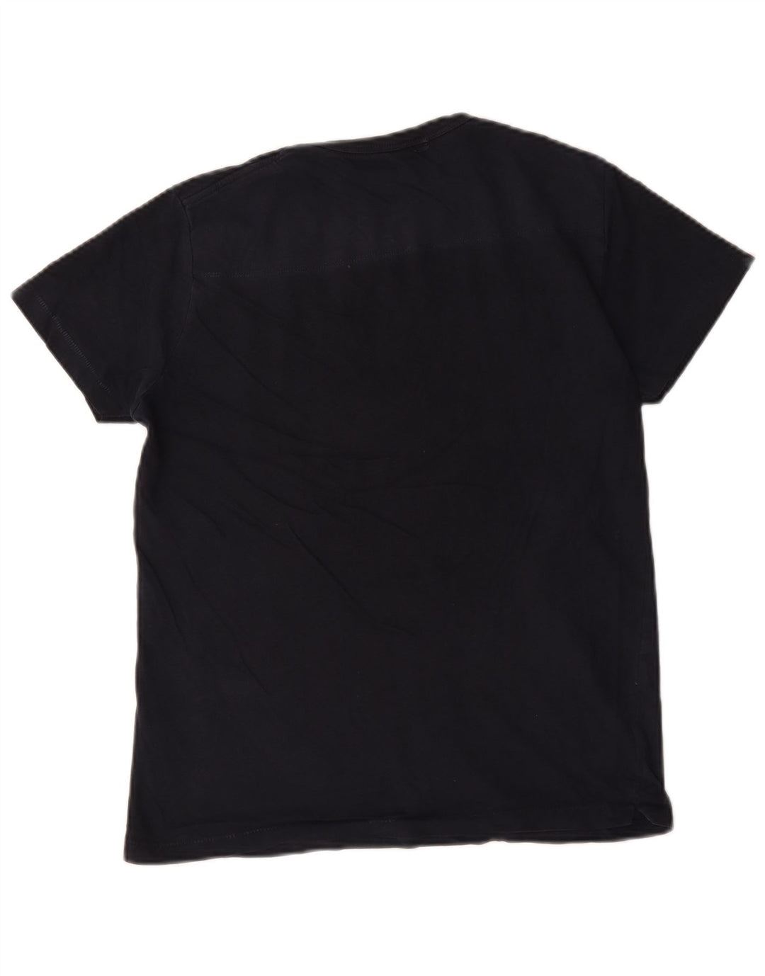 French Connection Herren-T-Shirt-Oberteil aus Baumwolle in mittlerem Marineblau