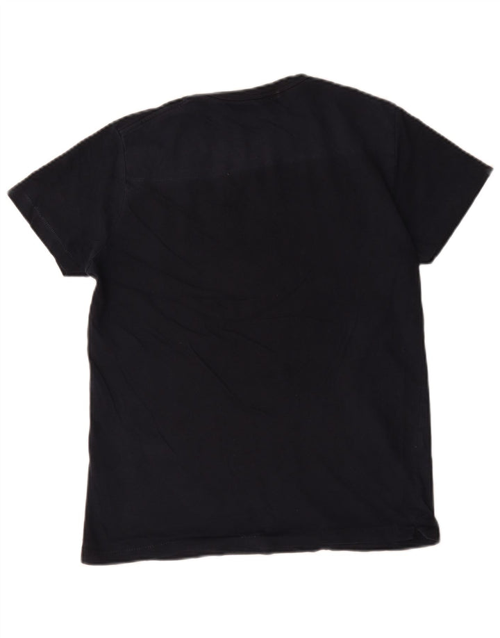 French Connection Herren-T-Shirt-Oberteil aus Baumwolle in mittlerem Marineblau