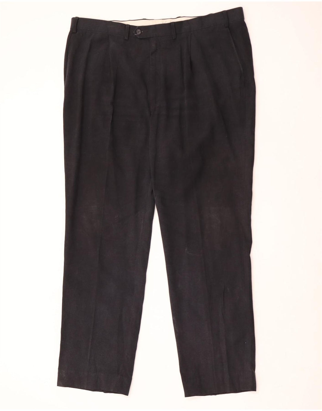 Marks & Spencer Herren-Anzughose mit Pegged-Anzug, W42 L33, marineblaues Lyocell