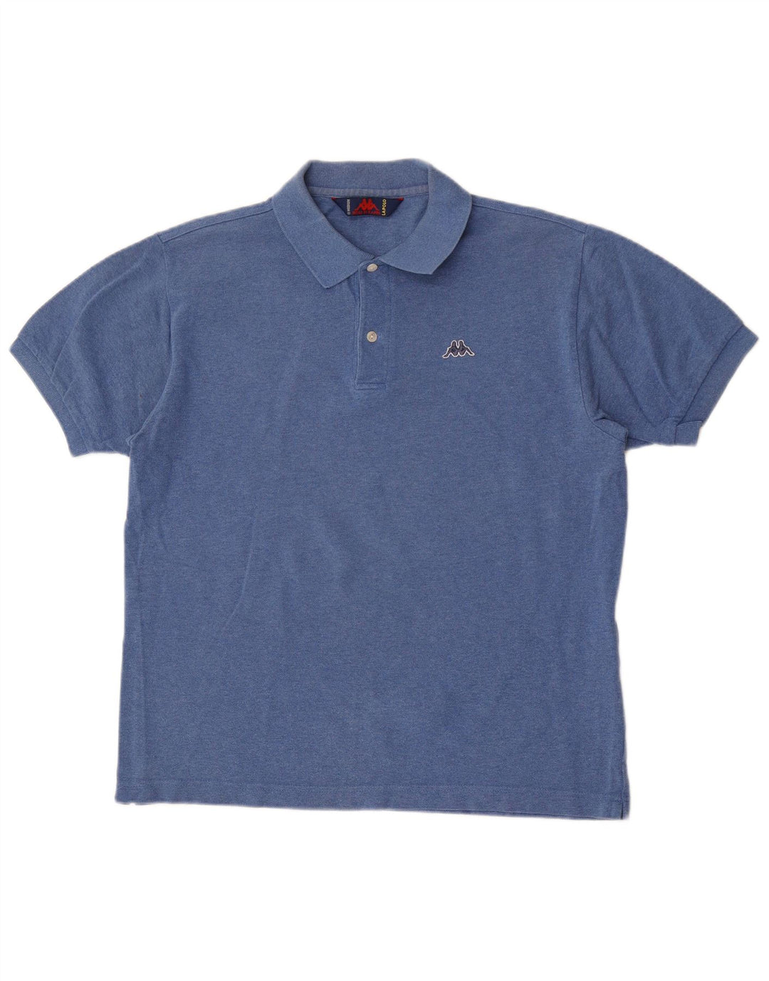 Kappa Herren-Poloshirt aus mittelblauer Baumwolle