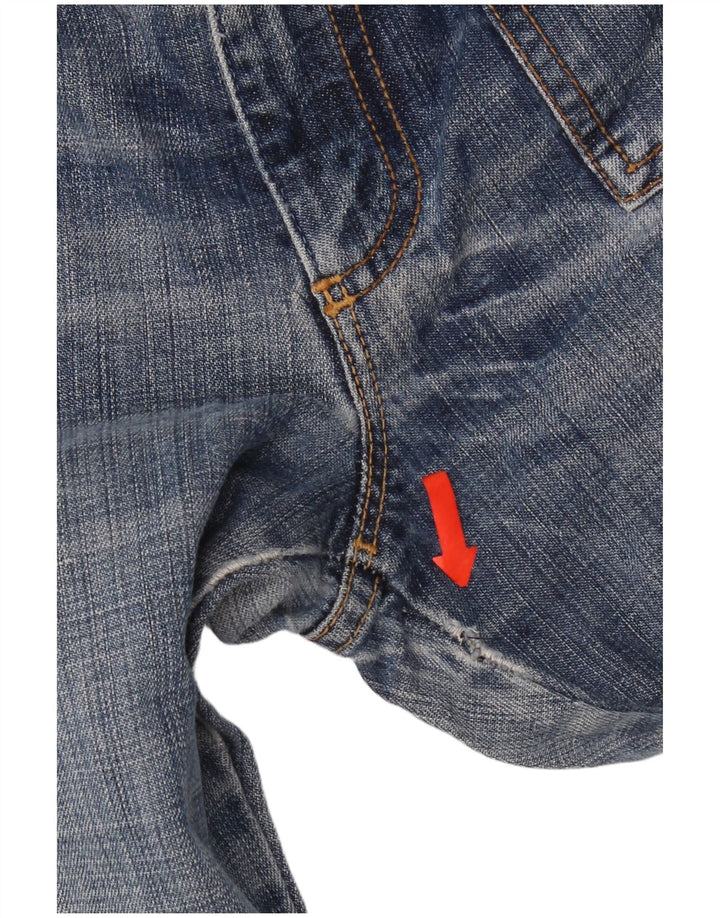 Diesel Damen Bootcut Jeans W30 L32 Blaue Baumwolle