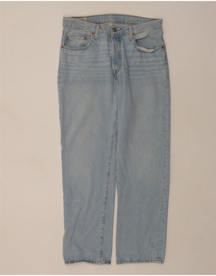 Levi's Herren 501 Straight Jeans W30 L30 Blaue Baumwolle