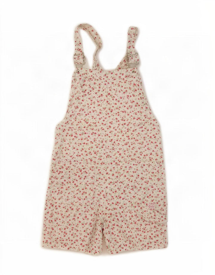 Gap Damen Latzhose Shorts W30 Medium White Floral