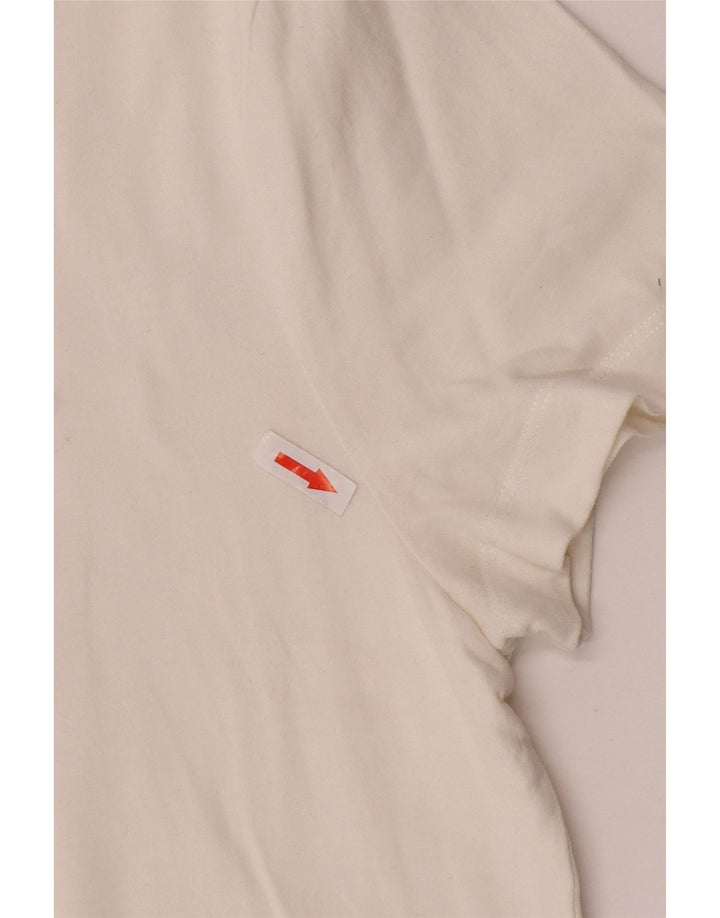 Jack Wills Herren-T-Shirt aus mittelweißer Baumwolle
