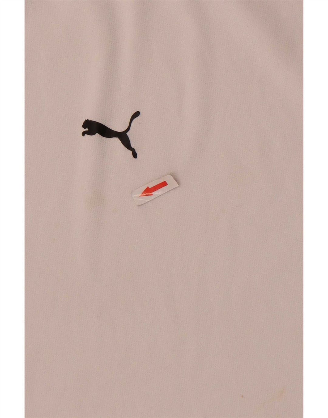 Puma Herren Grafik T-Shirt Top Large Weiß Colourblock