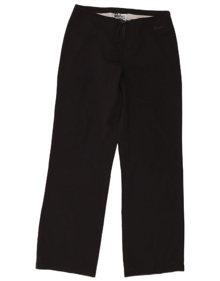 ASICS Damen-Trainingshose UK 12 Medium Schwarz Polyamid