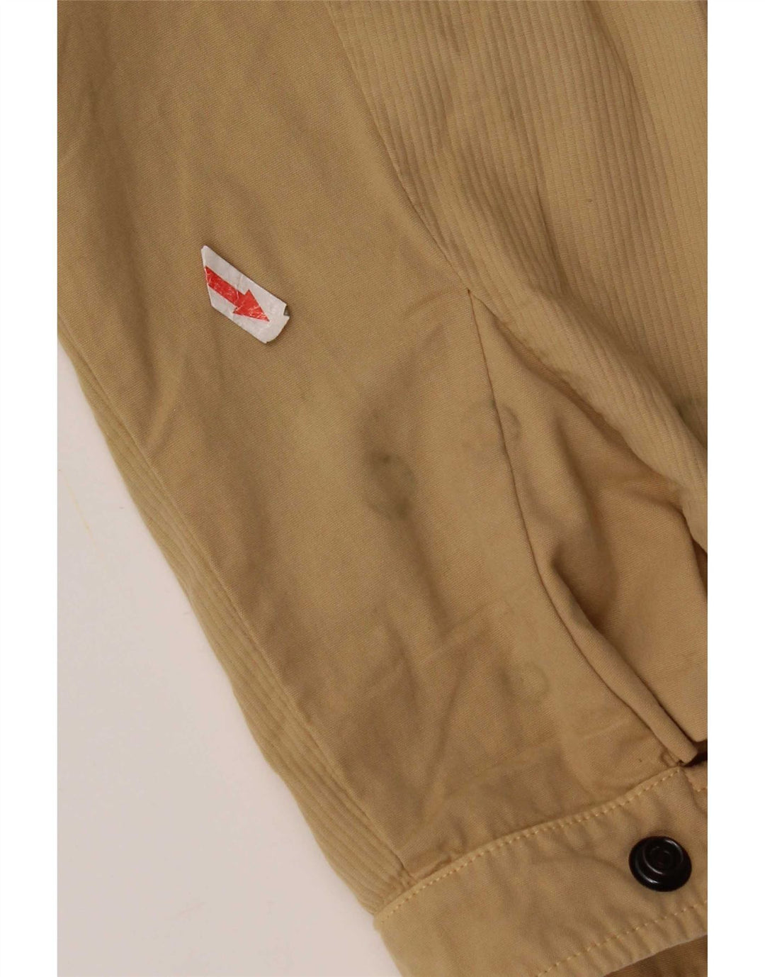 Trussardi Herren Bomberjacke IT 54 2XL Beige Baumwolle