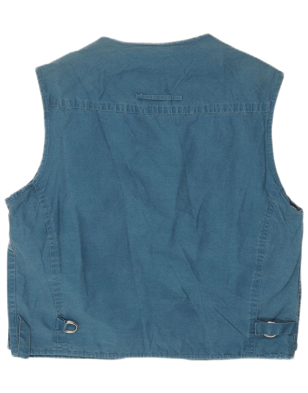 Casucci Herren-Utility-Gilet UK 36 Small aus blauer Baumwolle