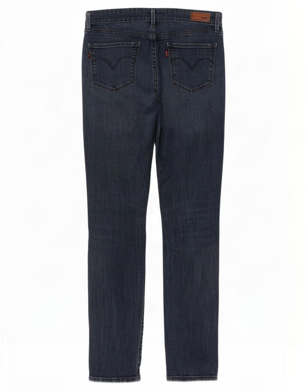 Levi's Damen Demi Curve Distressed Modern Rise Skinny Jeans W27 L32 Blau