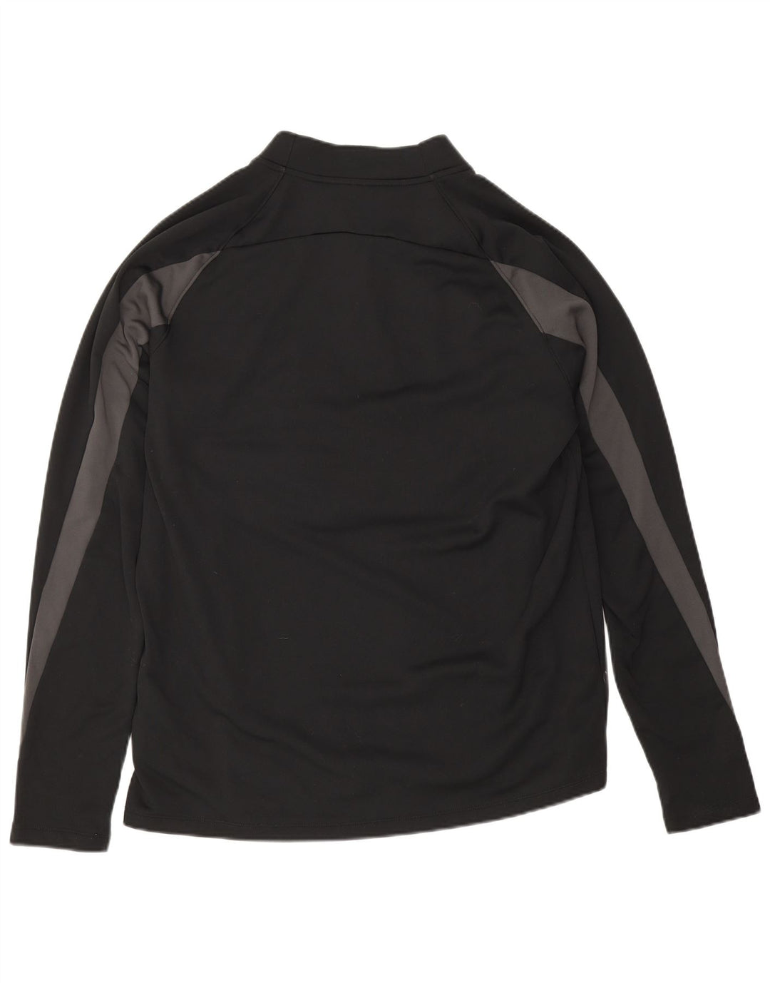 Nike Herren Therma-Fit Pullover-Trainingsanzug mit Reißverschluss, Größe L, aus schwarzem Polyester