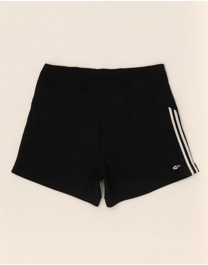Adidas Damen Climalite Regular Sport Shorts UK 10 Small Schwarz Polyester