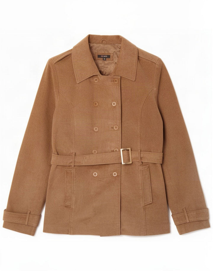Peter Werth Damen Wildlederjacke UK 18 XL Beige Leder Classic