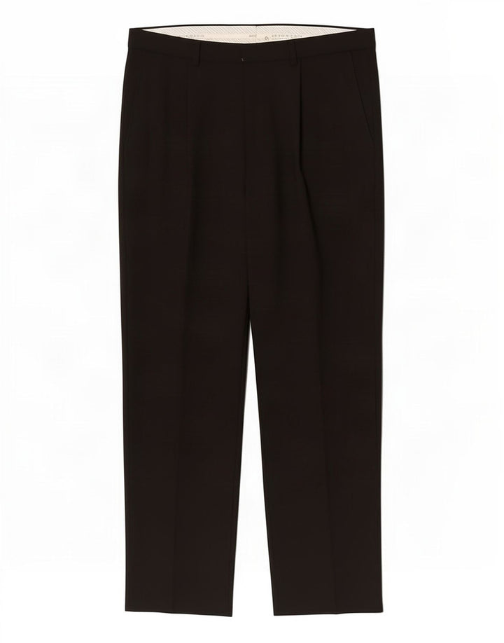 Gerade Herren-Chinohose von Marks & Spencer, W34, L29, Schwarz, Polyester