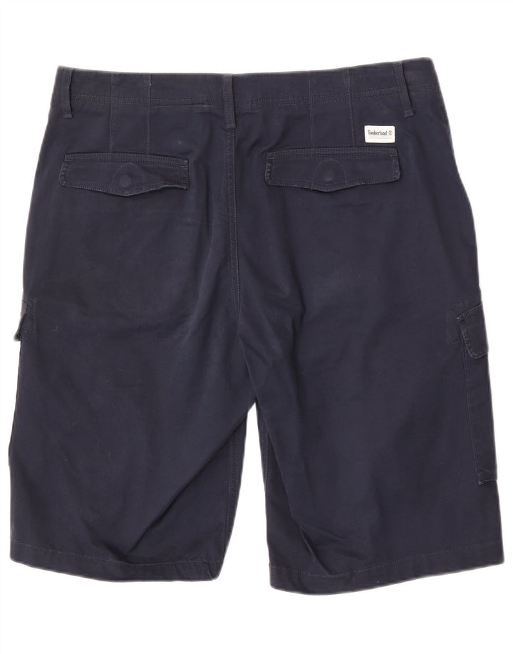Timberland Herren Cargoshorts W34 Große marineblaue Baumwolle