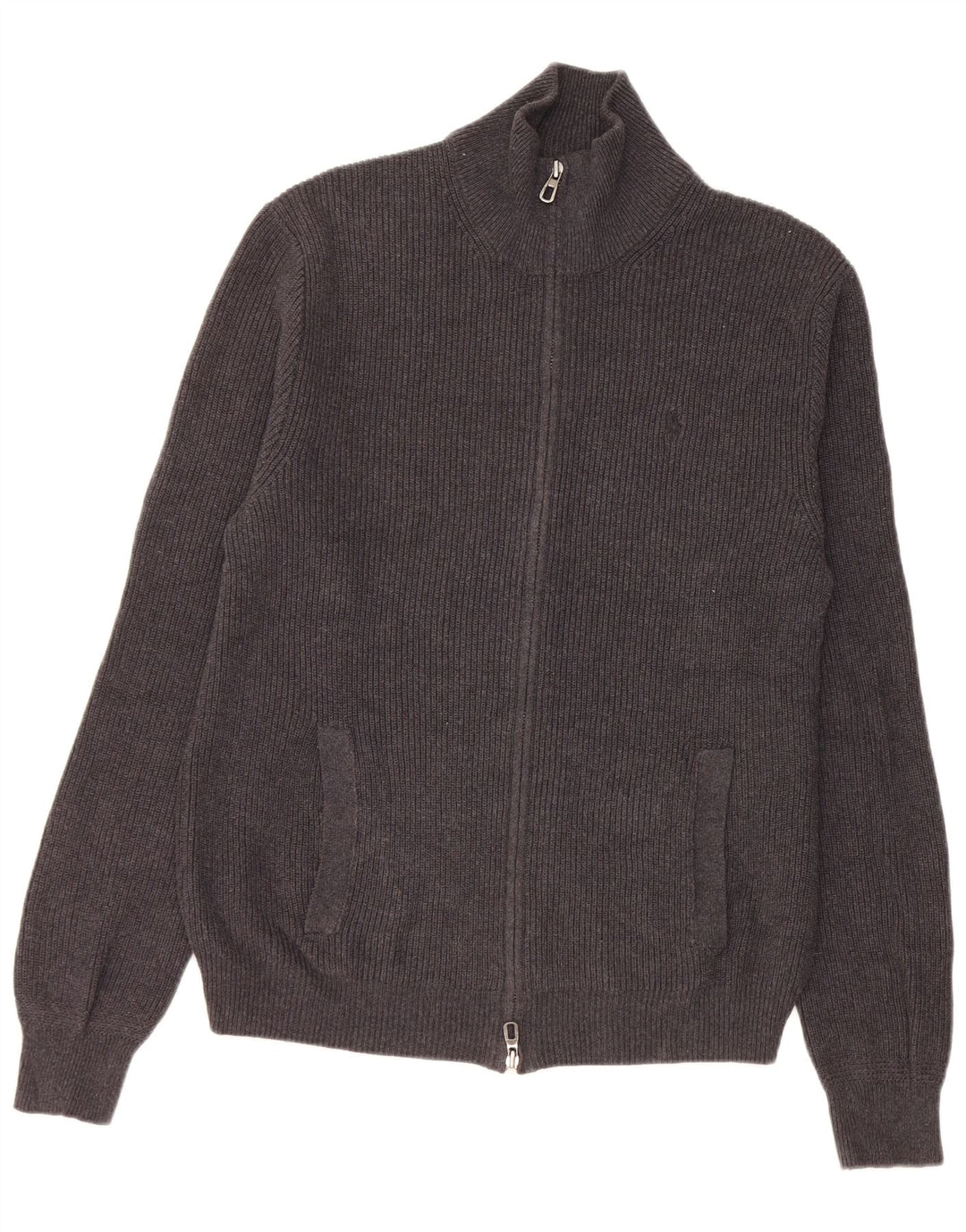 Polo Ralph Lauren Herren-Cardigan-Pullover Mittelgrau