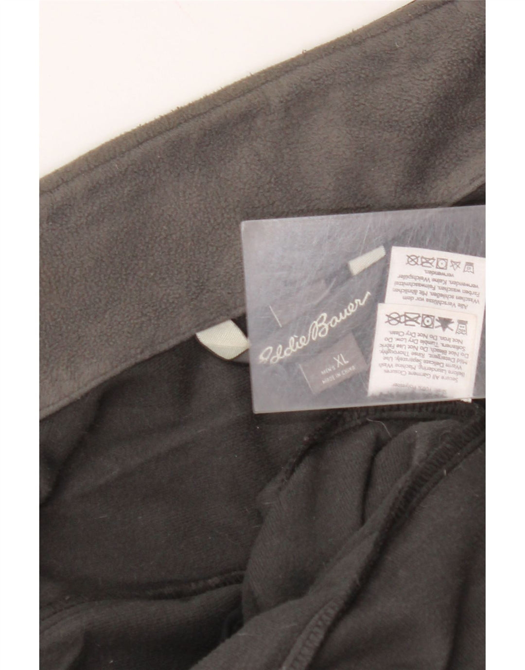 EDDIE BAUER Herren Windjacke UK 42 XL Schwarz Polyester