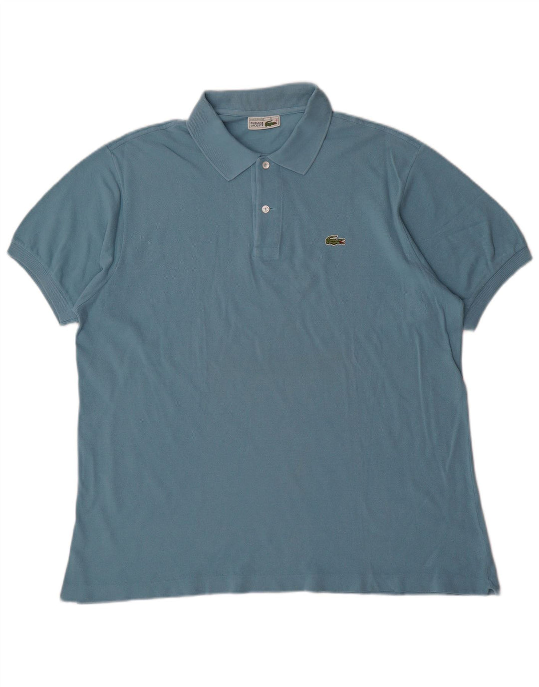 LACOSTE Herren Poloshirt Größe 6 XL Blaue Baumwolle