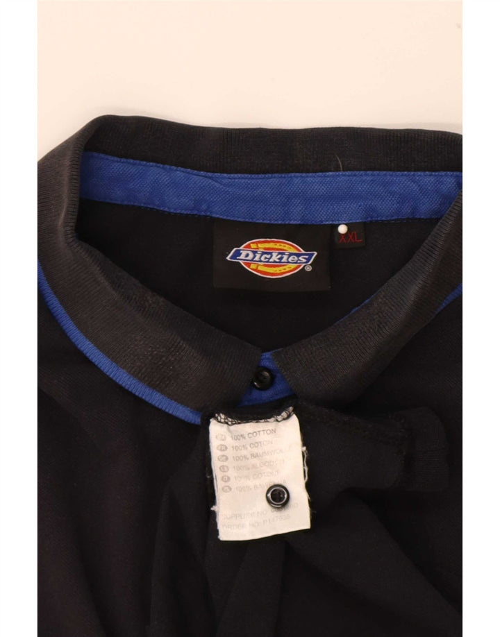 Dickies Herren Poloshirt 2XL Schwarz Baumwolle